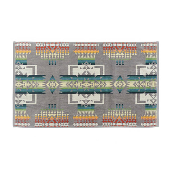 ペンドルトン アウトドア メンズ レディース フェイスタオル 45.776.2cm コットン グレーマルチ CHIEF JOSEPH JACQUARD HAND TOWEL XB219 51108GREY PENDLETON