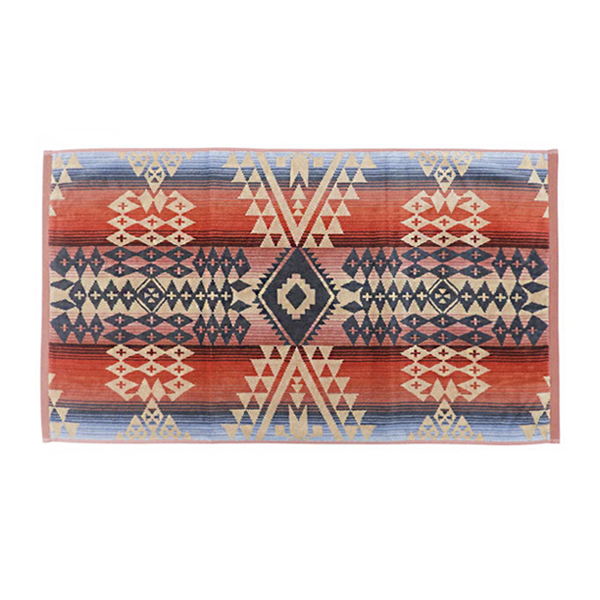 ペンドルトン アウトドア メンズ レディース フェイスタオル 45.776.2cm コットン レッドマルチ CANYONLANDS JACQUARD HANDTOWEL XB219 53606DESERT PENDLETON
