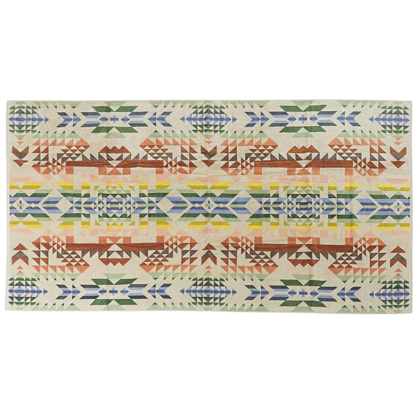 ペンドルトン アウトドア メンズ レディース ブランケット 101177cm コットン ベージュマルチ JACQUARD SPA TOWEL XB233 55340OPAL PENDLETON