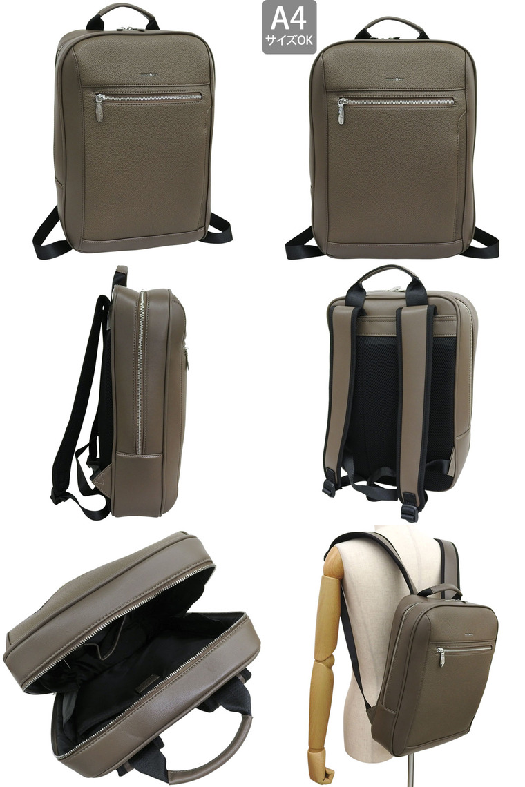リンレ バッグ メンズ リュック リュックサック バックパック ビジネス YH 012 RINRE D.KELLY A4対応 | RINRE | 06