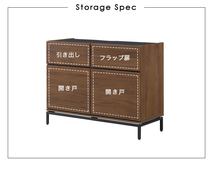 サイドボード テレビ台 木製キャビネット リビングボード チェスト 食器棚 rino-sb100-2208-yw03.jpg