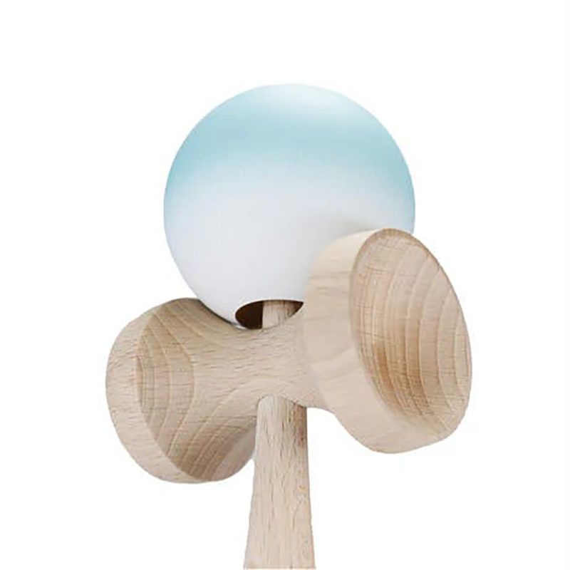 E-4 昭和レトロ 木製 特大 巨大 けん玉 レインボーカラー おもちゃ 古道具 けん玉 レインボーカラー ネオン その他インテリア雑貨 木と紙の工房