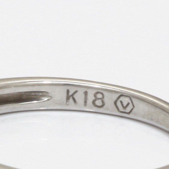 ヴァンドーム青山 ピンキーリング 指輪 レディース 18金 Vendome Aoyama K18wg ダイヤモンド D0 15 スリーストーン 3石 4号 18k Ref R Kリサイクルキングyahoo 店 通販 Yahoo ショッピング