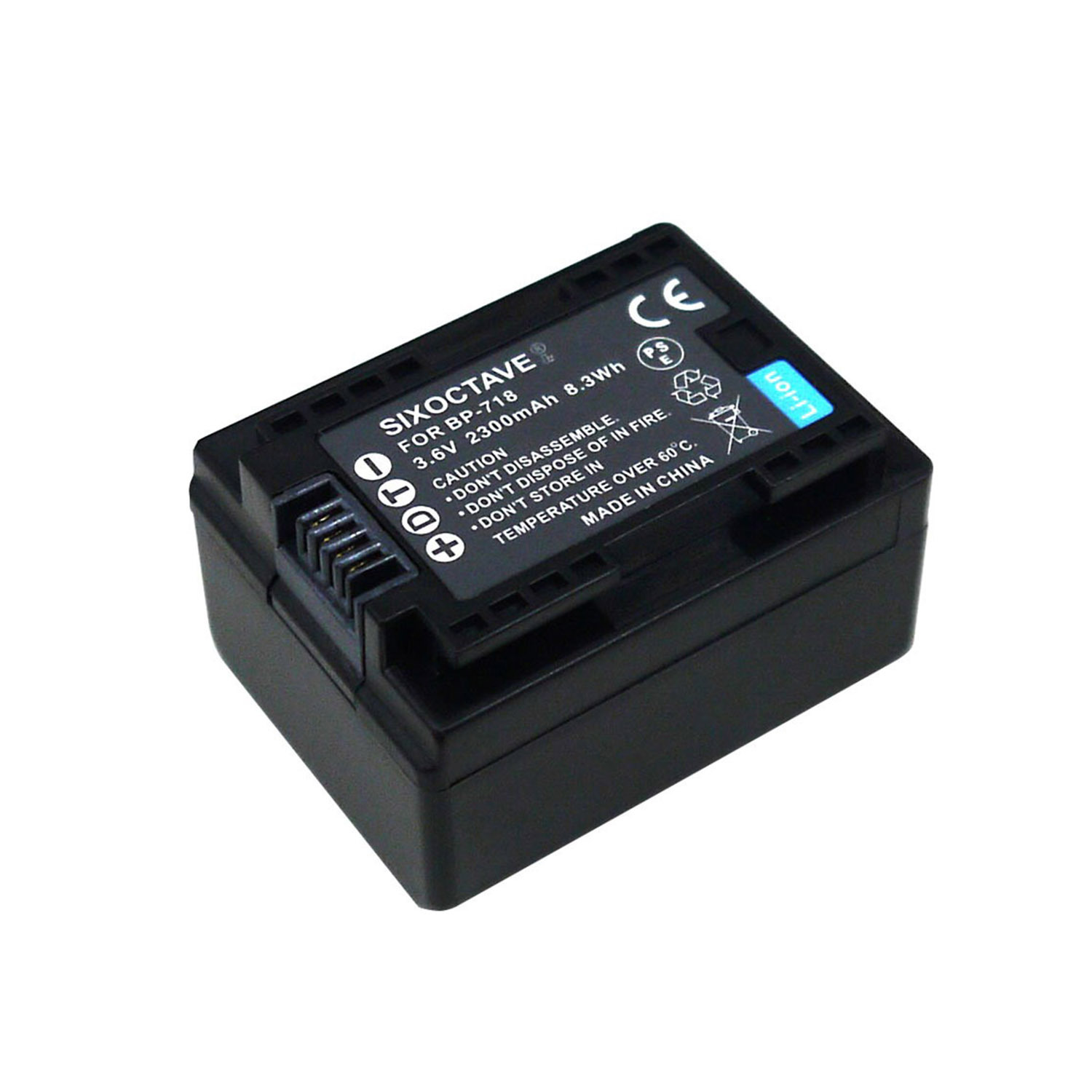 キヤノン（Canon） 【互換品】 BP-718 CANON 互換 バッテリー 1個 iVIS