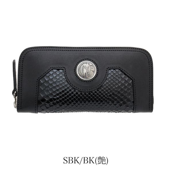 PAILOT RIVER ロングウォレット「LP2000-PRSN-KC」キングコブラ スネークスキン 限定商品 長財布の画像