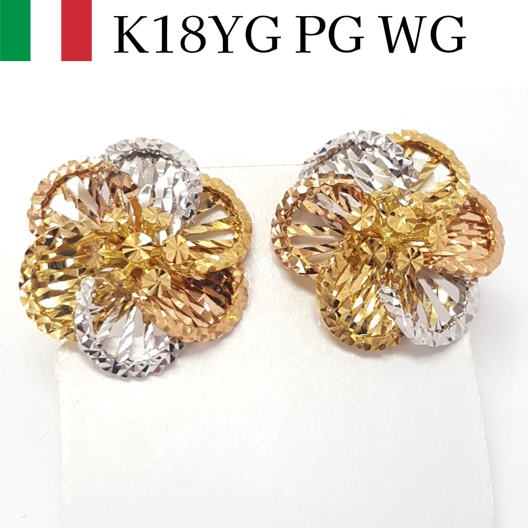 ピアス ダイヤモンド 0.65ct 18金 ホワイトゴールド イエローゴールド フラワー スタッド K18 WG YG RMジュエリー :  719134 : RMジュエリー - 通販 - Yahoo!ショッピング