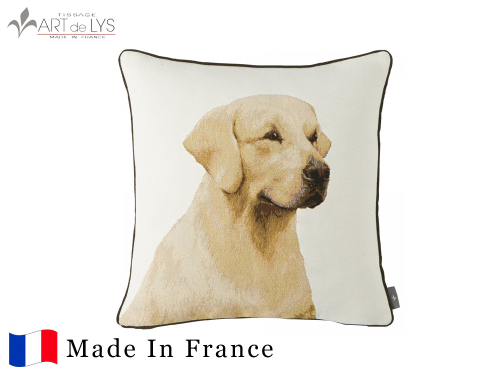 ART de LYS フランス製 ゴブラン織り クッションカバー 2309 Labrador