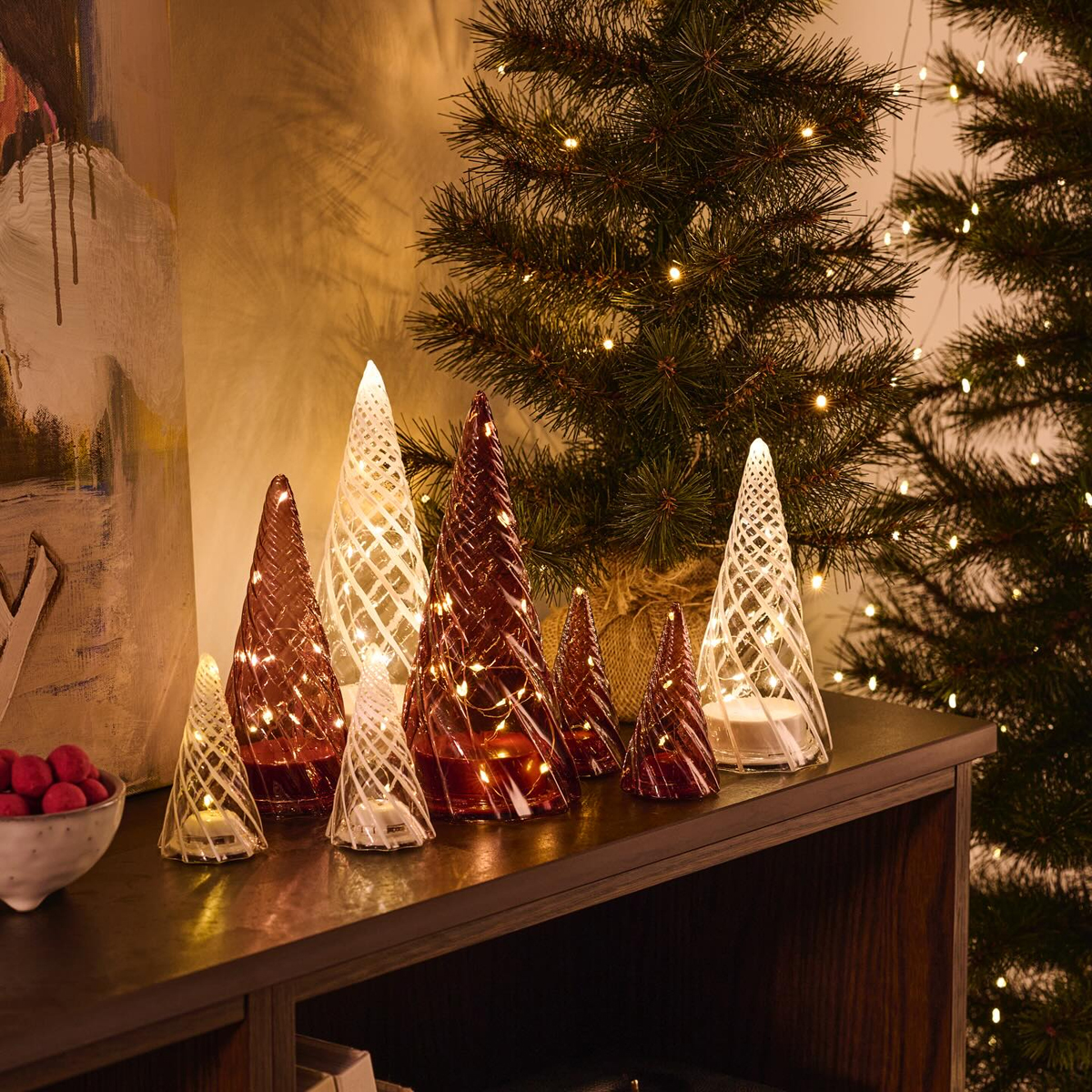 SIRIUS】 Vilma LEDガラスツリー / Sサイズ 同色2個セット 全3色 専用