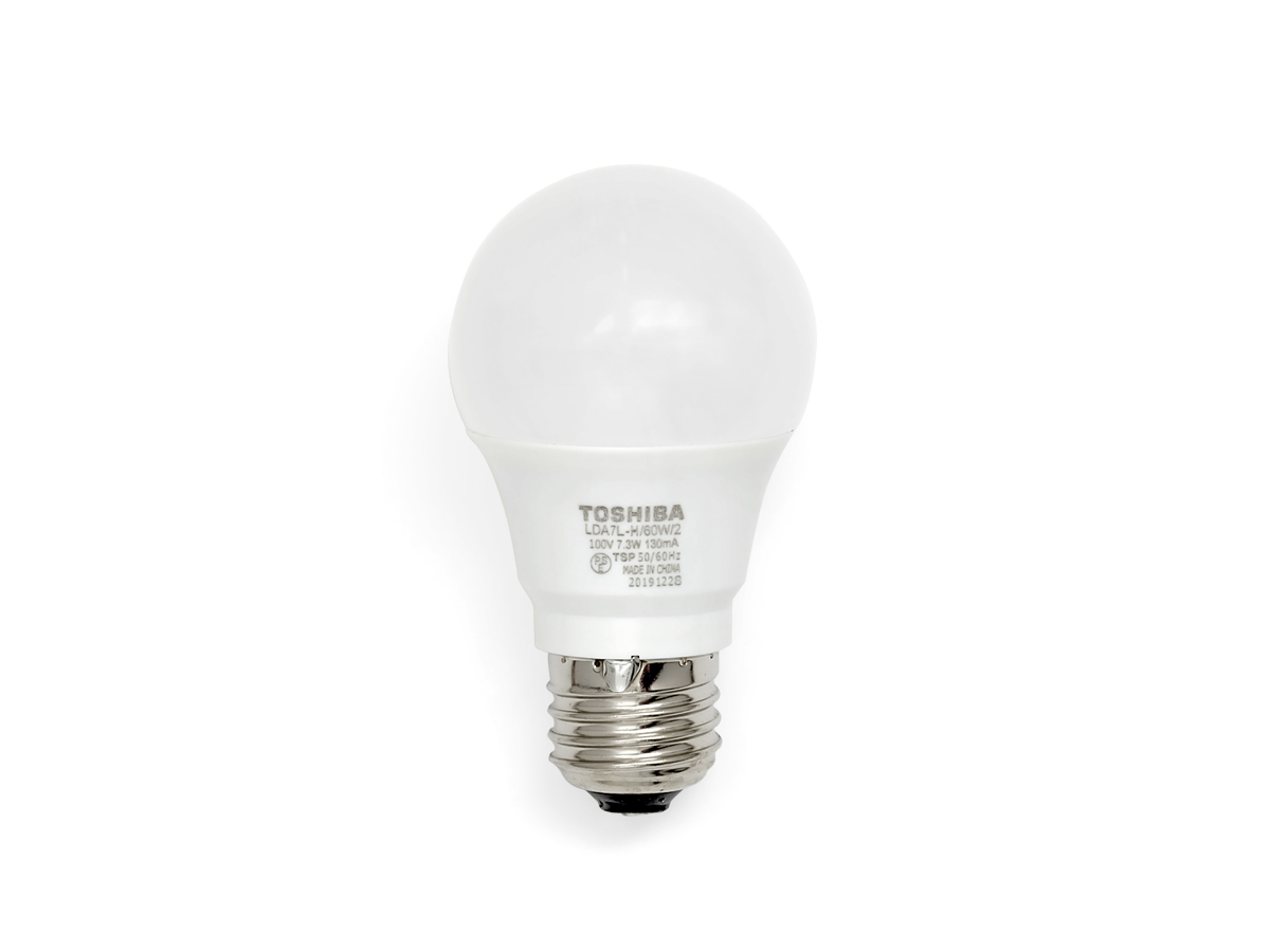 TOSHIBA LED電球 E26 810lm 60W相当 下方向 電球色 昼白色 東芝 口金
