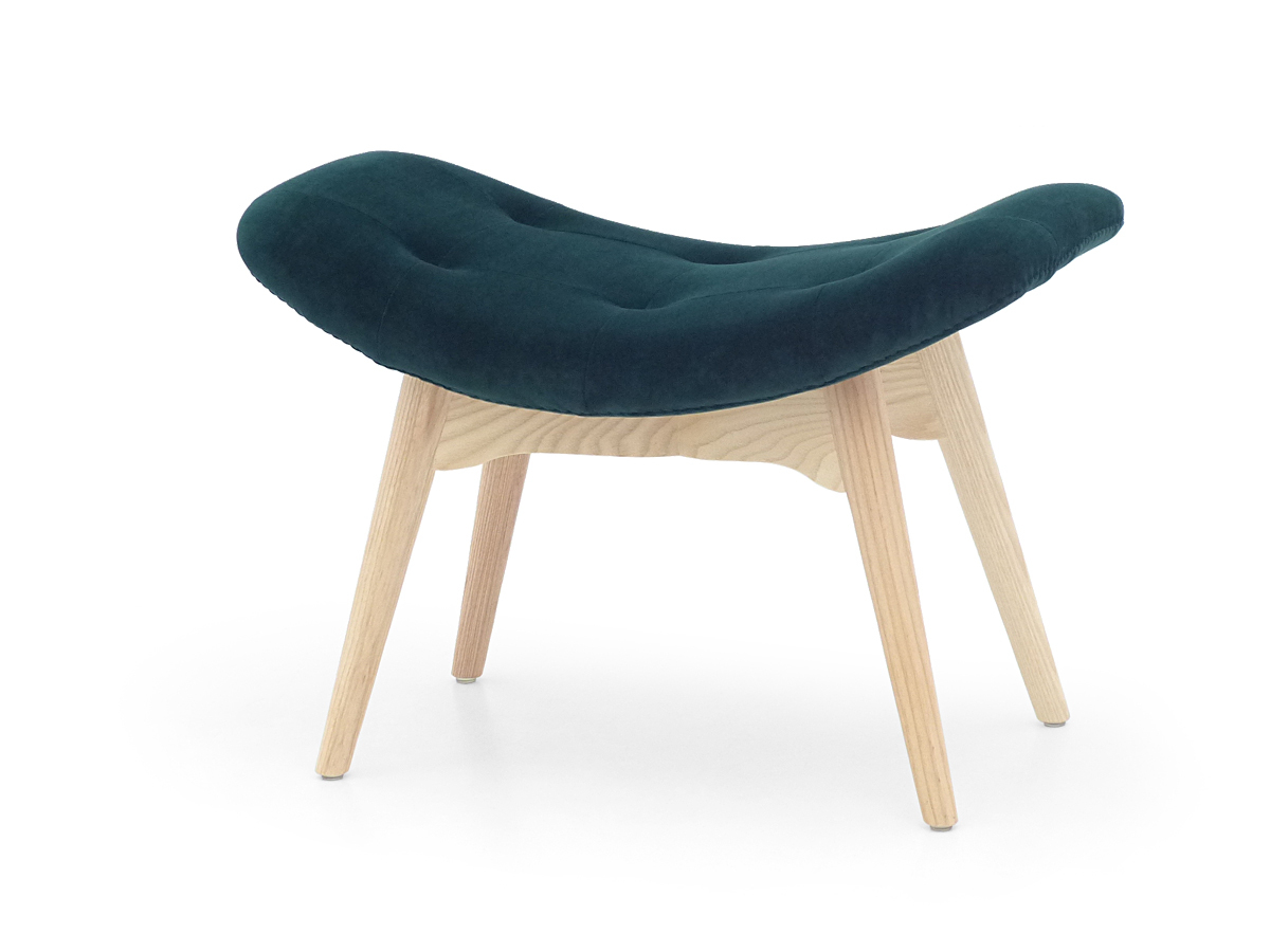 Contour Ottoman（コンターオットマン） ベルベット調 全2色