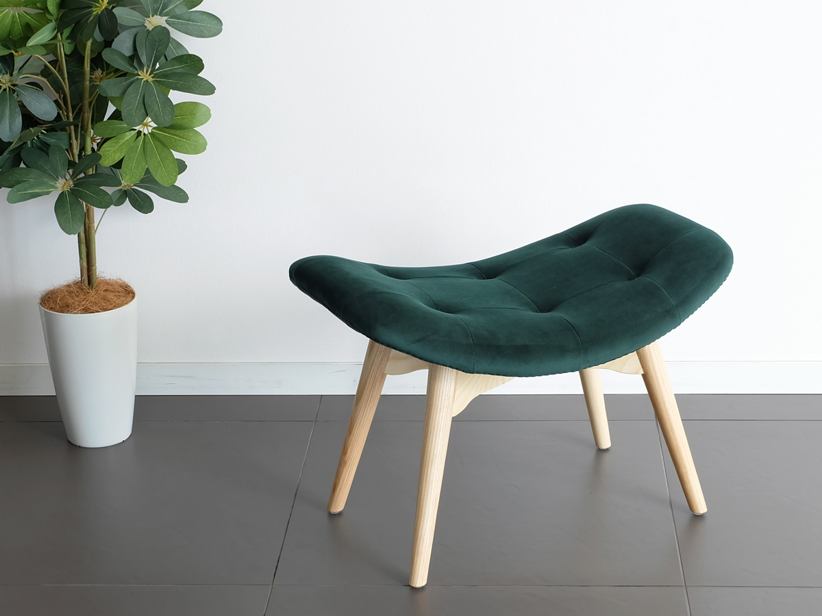 Contour Ottoman（コンターオットマン） ベルベット調 全2色