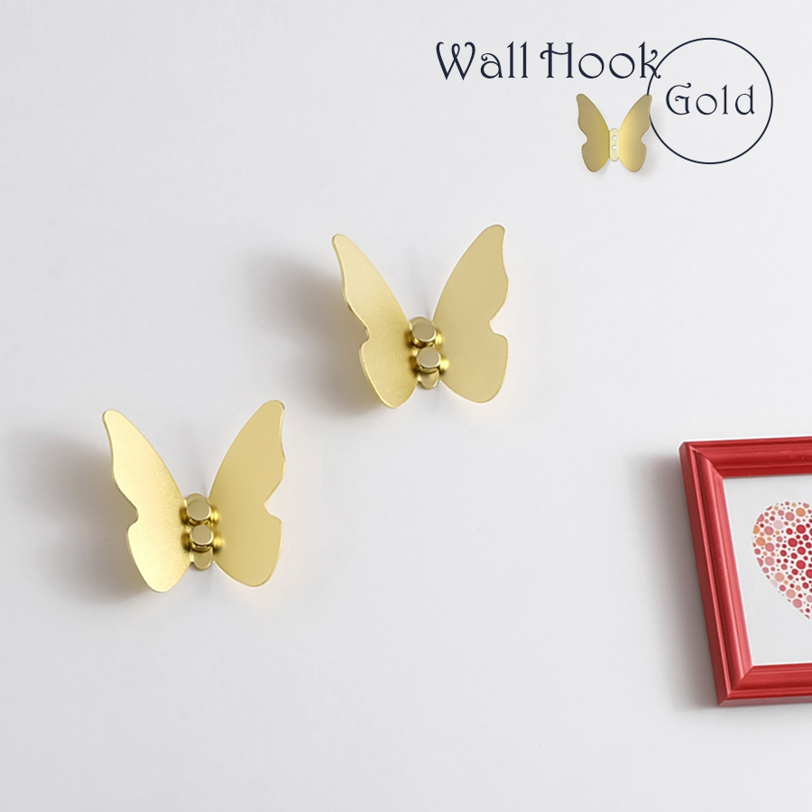 バタフライ ウォールフック 全3色 Butterfly Wall Hook ウォール