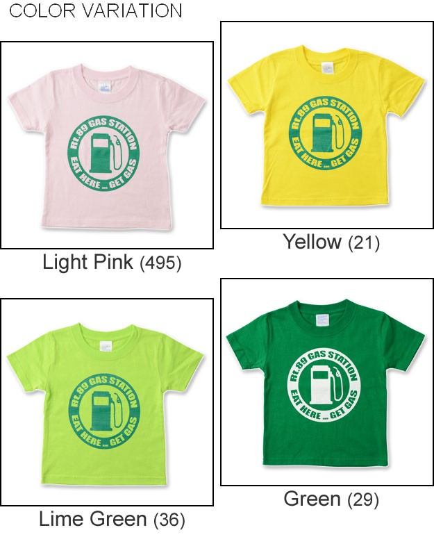 関税送料込 GLOGANG  Gasoline ガソリン ロゴ 半袖 Ｔシャツ SHOUT!! グリーン／GASOLINE (ガソリン)【国内バンドTシャツ