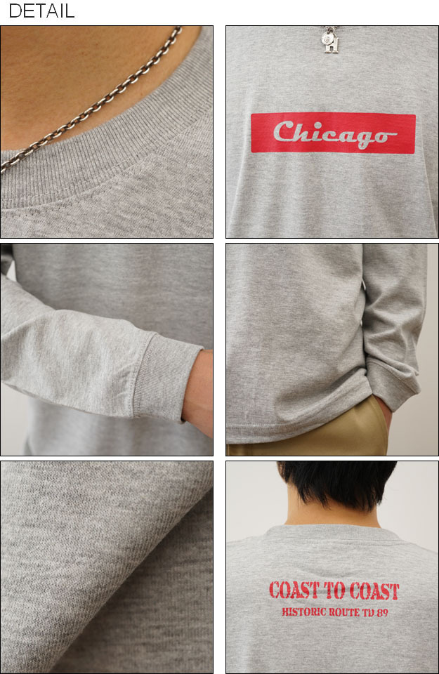 JEANS BUG ロンT CHICAGO オリジナル シカゴ アメカジ プリント