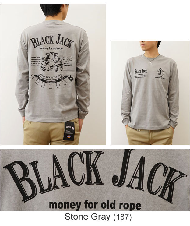JEANS BUG ロンT BLACK JACK オリジナル ブラックジャック