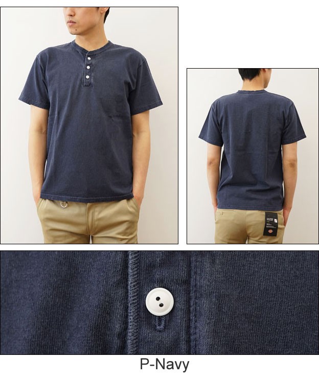 GOOD ON（グッドオン） Tシャツ ポケT ティーシャツ ヘンリーネック
