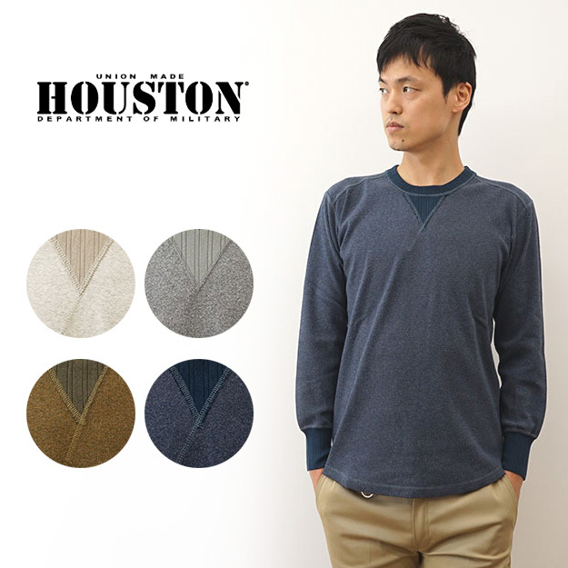 HOUSTON ヒューストン ヘビー サーマル ヘンリーネック ロング