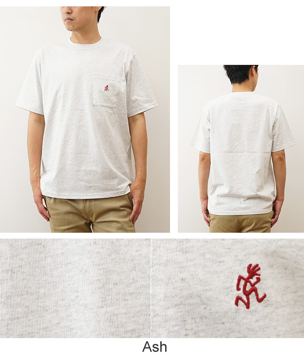 Gramicci（グラミチ） ワンポイント Tシャツ メンズ ポケT ポケット 