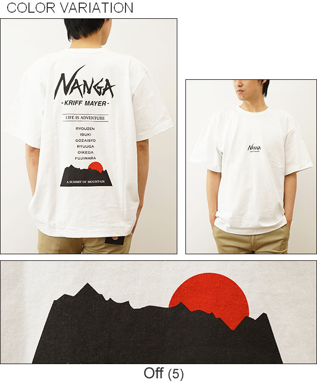 NANGA ナンガ　KRIFFMAYER クリフメイヤー　コラボ 半袖 シャツ 2115456-m.jpg