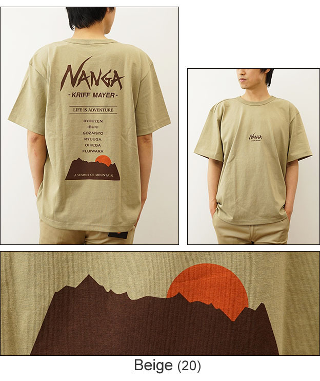 NANGA KRIFF MAYER クリフメイヤー コラボ COOL タフ TEE ナンガ