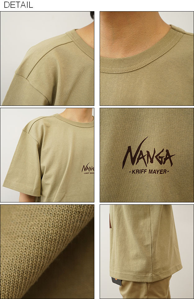 NANGA ナンガ　KRIFFMAYER クリフメイヤー　コラボ 半袖 シャツ 2115456-m.jpg