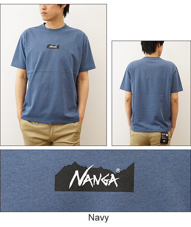 NANGA ナンガ Tシャツ エコハイブリット MT ロゴ 半袖 メンズ レディース 大きいサイズ ブランド プリント アウトドア キャンプ 登山 おしゃれ 白 黒 1G208 | NANGA | 05