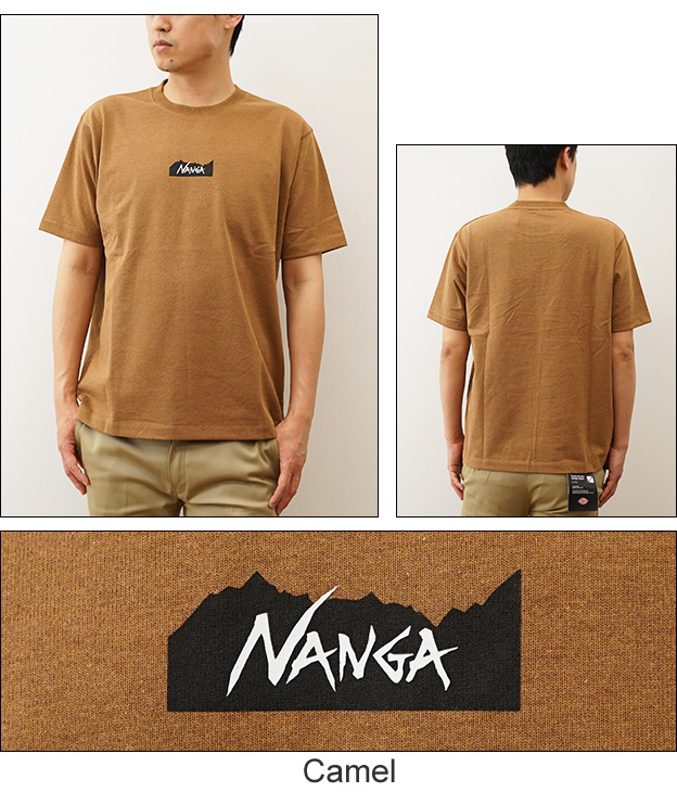 NANGA(ナンガ) ダウン Tシャツ ブラウン S（NANGA ナンガ T