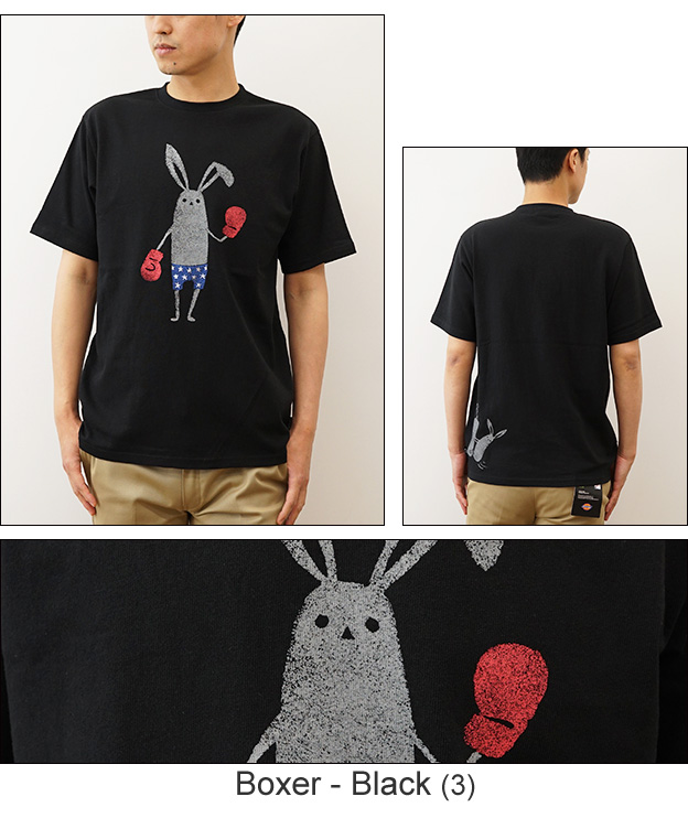 Shabby シャビ Tシャツ プリント ポケット メンズ シャビー ティーシャツ ポケT うさぎ ウサギ 動物 アニマル 柄  アロウドトゥアンフォールド キャンプ SHA-222