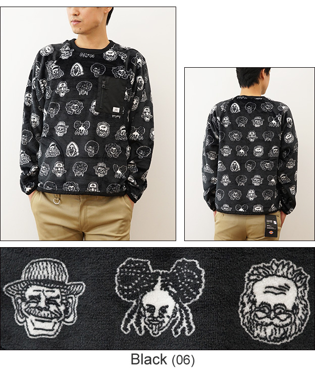 gym master ジムマスター ボア クルー ネック トレーナー スウェット ハッピー ペイント メンズ レディース アウトドア キャンプ ふわふわ モコモコ G721669 | gym master | 04