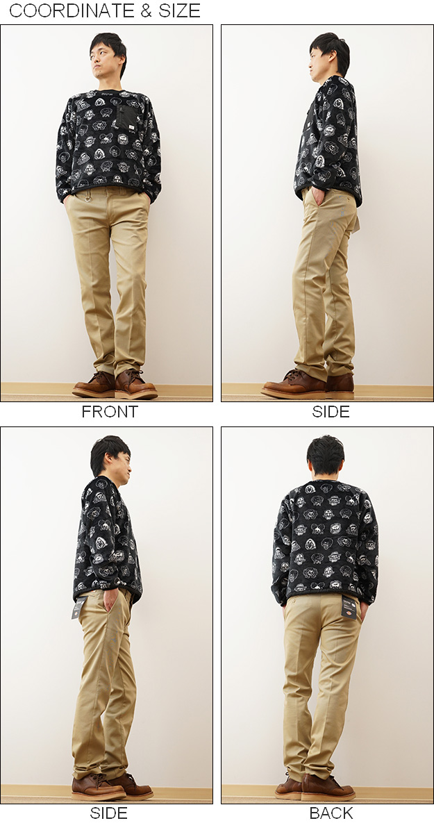 gym master ジムマスター ボア クルー ネック トレーナー スウェット ハッピー ペイント メンズ レディース アウトドア キャンプ ふわふわ モコモコ G721669 | gym master | 01