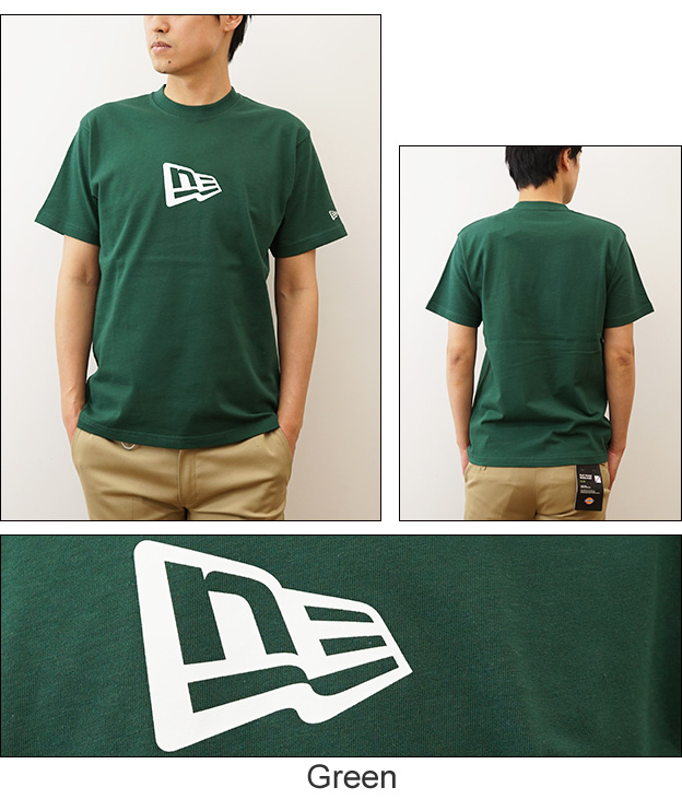 New Era ニューエラ Tシャツ メンズ 半袖 コットン フラッグロゴ ティーシャツ ストリート スケボー B系 大きい サイズ XL 13534574 13516788 13516789 13534575 | NEW ERA | 05