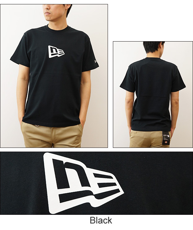 New Era ニューエラ Tシャツ メンズ 半袖 コットン フラッグロゴ ティーシャツ ストリート スケボー B系 大きい サイズ XL 13534574 13516788 13516789 13534575 | NEW ERA | 06
