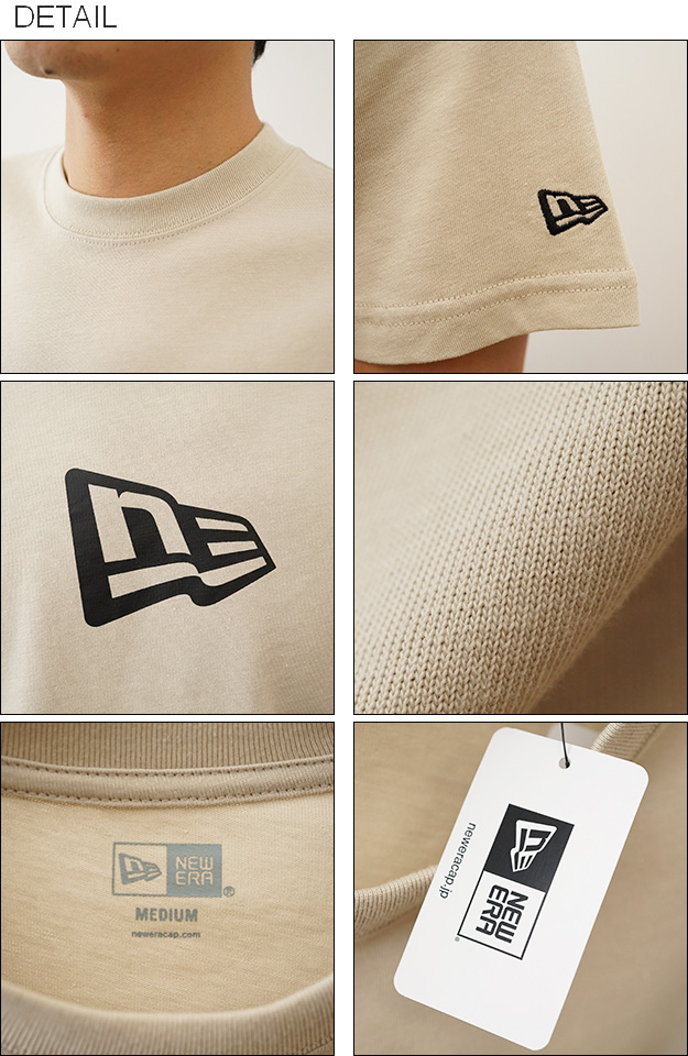 New Era ニューエラ Tシャツ メンズ 半袖 コットン フラッグロゴ ティーシャツ ストリート スケボー B系 大きい サイズ XL 13534574 13516788 13516789 13534575 | NEW ERA | 02