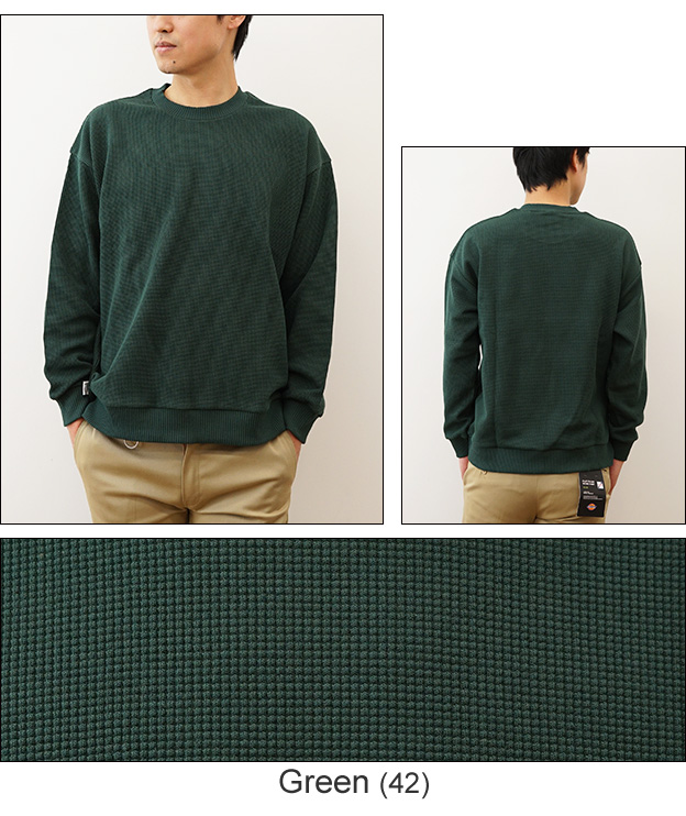 gym master ジムマスター ロンT 長袖 Tシャツ 9.8oz ドライ ワッフル クルーネック メンズ ビッグシルエット オーバーサイズ 大きい サイズ XL キャンプ G933666 | gym master | 05