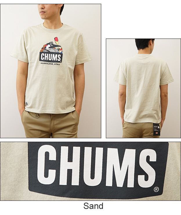 CHUMS チャムス Tシャツ リバーガイド ブービー ロゴ メンズ プリント アウトドア ライブ フェス 釣り ブービーバード ペンギン 大きい サイズ XL CH01-2158 | CHUMS | 05