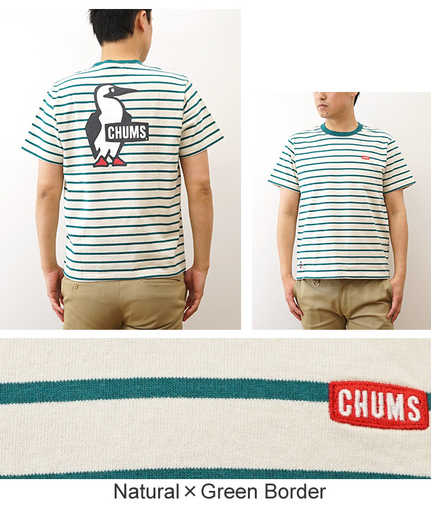 CHUMS チャムス ブービー ロゴ Tシャツ メンズ レディース 半袖 バックプリント 大きいサイズ 綿100% アウトドア キャンプ アメカジ おしゃれ 黒 白 CH01-2279 | CHUMS | 10
