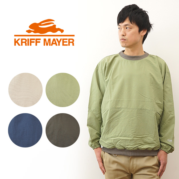 KRIFF MAYER クリフメイヤー ロンT クリーネス クルーネック Tシャツ メンズ 長袖 ティーシャツ ポケT ビッグシルエット オーバーサイズ 大きい サイズ 2237803 | KRIFF MAYER