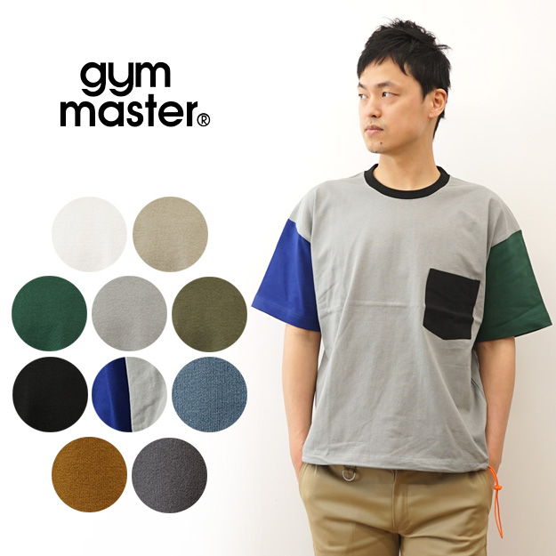 gym master ジムマスター Tシャツ 7.4oz ヘビーウェイト ビッグ Tee メンズ レディース 半袖 ポケT ポケット 大きいサイズ オーバーサイズ 綿100 厚手 G121709 | gym master
