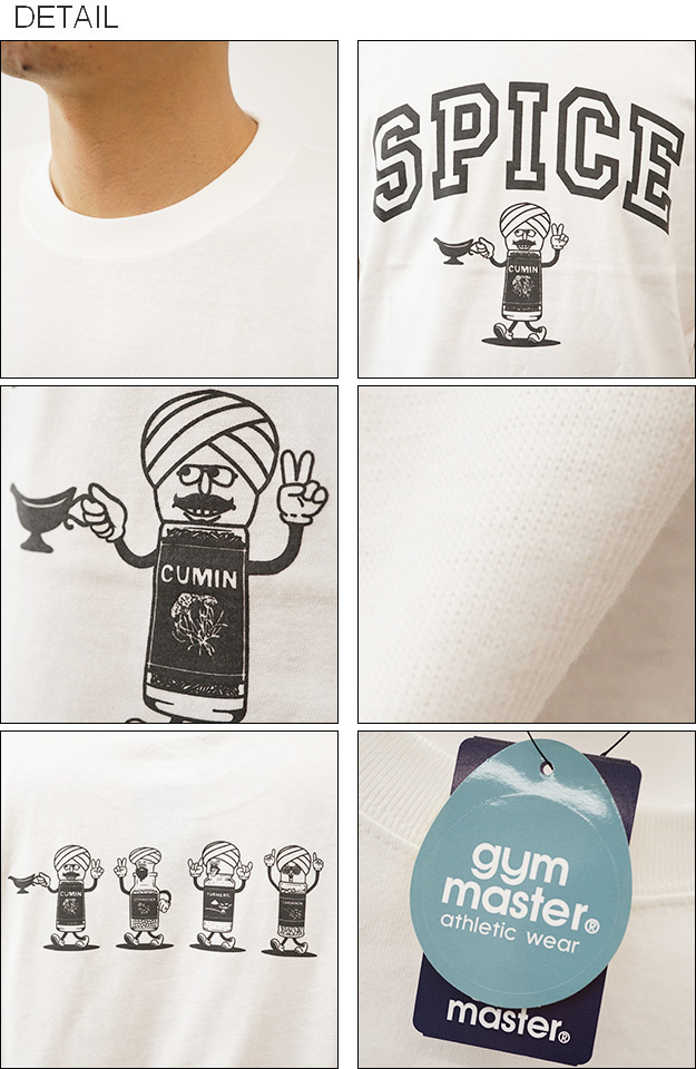 gym master ジムマスター Tシャツ 5.6oz SPICE TEE 半袖 ティーシャツ メンズ プリント 大きい サイズ XL 厚手 春夏 アウトドア キャンプ テント 服 G151743 | gym master | 02