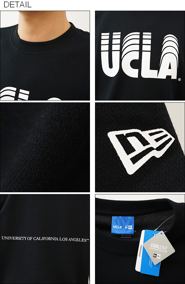 New Era ニューエラ Tシャツ UCLA モーション ロゴ パフォーマンス Tee メンズ ビッグシルエット オーバーサイズ おしゃれ 大きい サイズ XL 13529128 13529129 | NEW ERA | 02