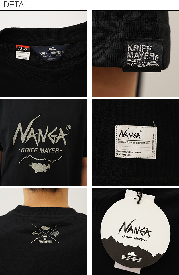 KRIFF MAYER クリフメイヤー NANGA ナンガ コラボT バス Tシャツ