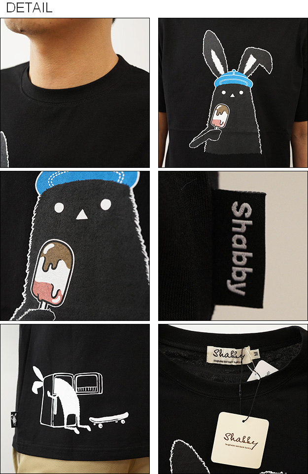 Shabby シャビ Tシャツ アイスクリーム Tee メンズ 半袖 プリント