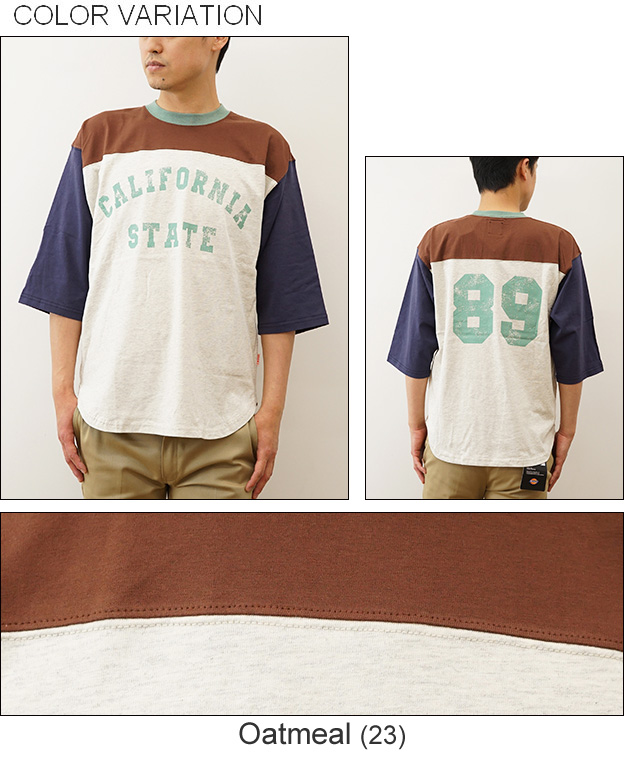 KRIFF MAYER クリフメイヤー フットボール Tee 7分袖 Tシャツ メンズ 