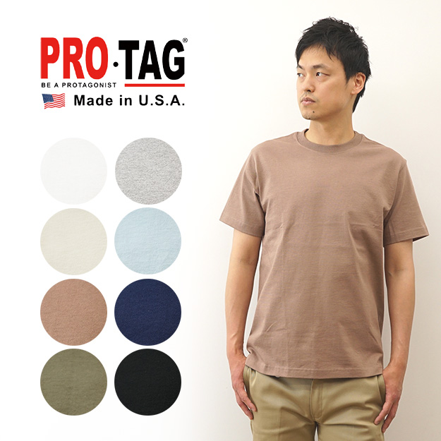 PRO TAG プロタグ Tシャツ ヘビーウェイト 半袖 メンズ Short