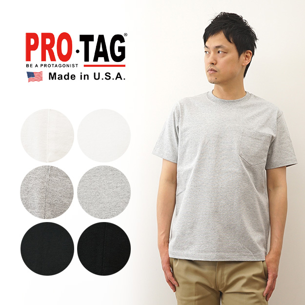 PRO TAG プロタグ Tシャツ ヘビーウェイト 半袖 メンズ Short Sleeve 