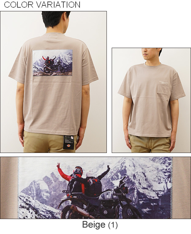 ヒマラヤンクライマーズハンドニット Tシャツ ポケT バイカー バック