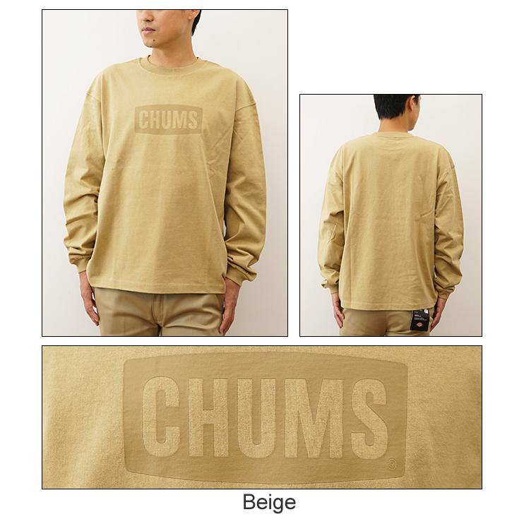 CHUMS チャムス ロンT ヘビーウエイト ロゴ 長袖 Tシャツ メンズ レディース オーバーサイズ ビッグシルエット 大きい サイズ ボックスロゴ ブランド CH01-2298｜robinjeansbug｜06