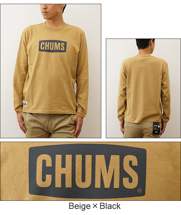 CHUMS チャムス ロンT ロゴ ブラッシュド 長袖 Tシャツ メンズ レディース 大きい サイズ XL ボックスロゴ ボートロゴ キャンプ 人気 おしゃれ CH01-2302 | CHUMS | 05