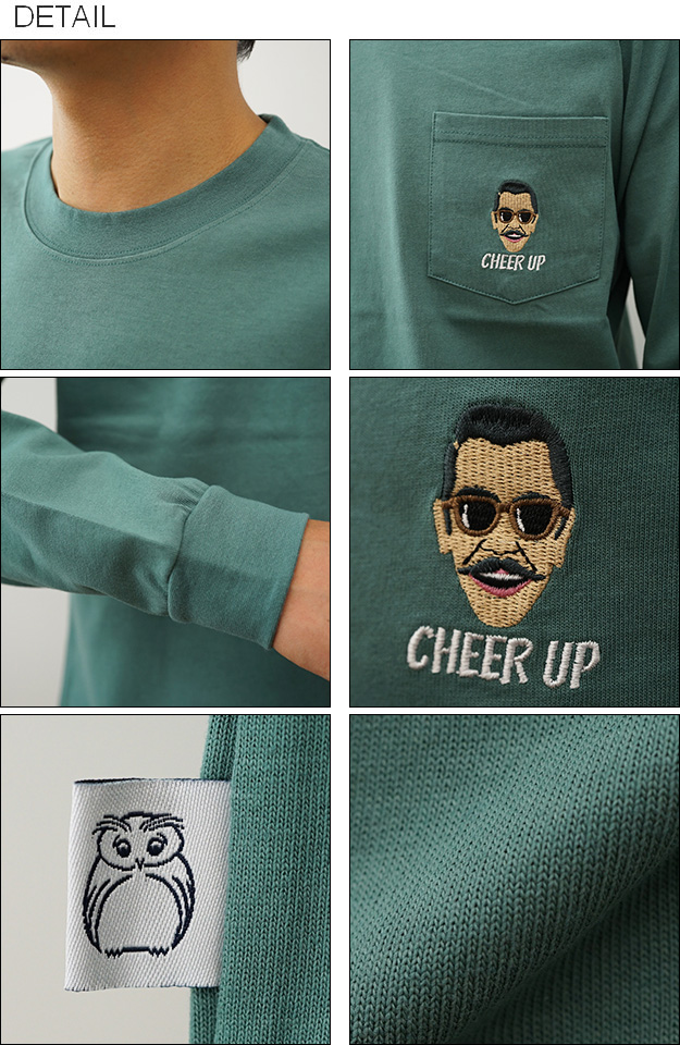 gym master（ジムマスター） ロンT 長袖 Tシャツ 7.4oz CHEERUP 刺繍