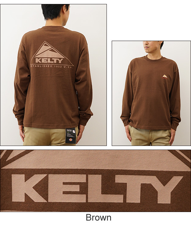 KELTY ケルティ ロンT 長袖 Tシャツ バック ロゴ メンズ クラシック ブランド ロゴ オーバーサイズ ビッグシルエット 大きい サイズ 白 黒 KE23213084｜robinjeansbug｜06